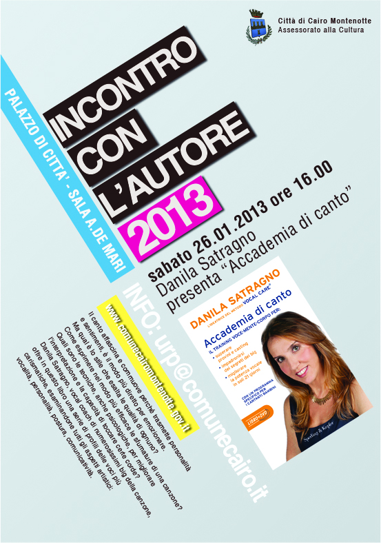 Incontro con Autore 2013_ Danila Satragno